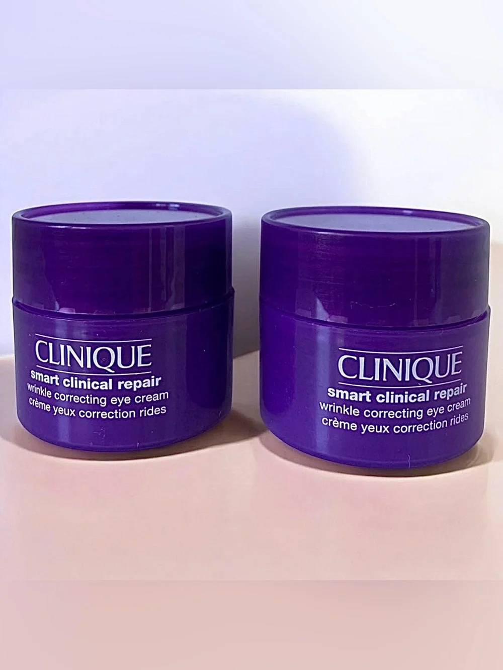 CLINIQUE Smart Clinical Repair Wrinkle Correcting Eye Cream 15mL set of 2 new.